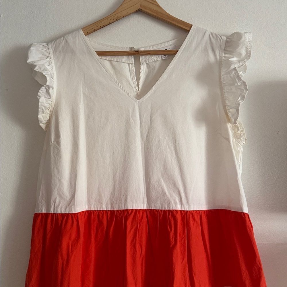 THML Multicolor Ruffle Sleeve Dress - Picture 2 of 6